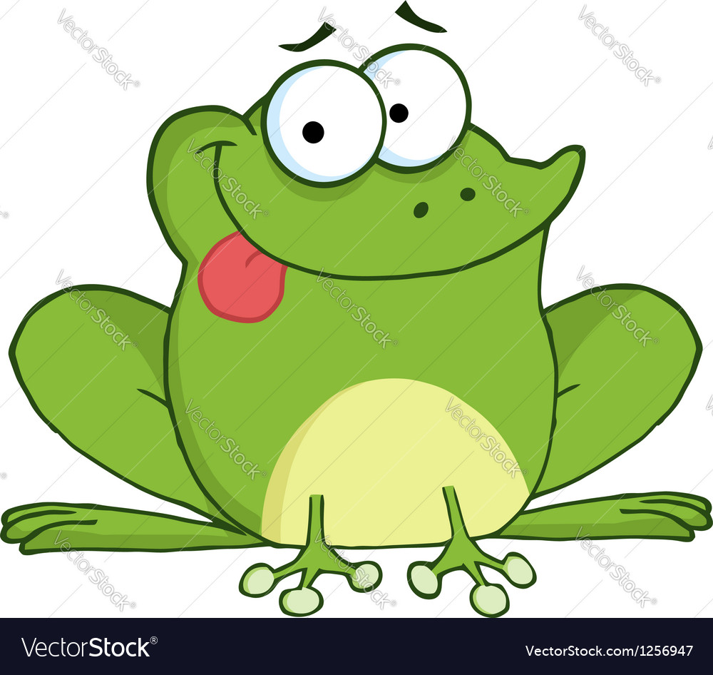 Cheerful Frog Cartoon