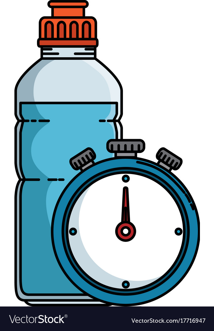 Chronometer timer with bottle