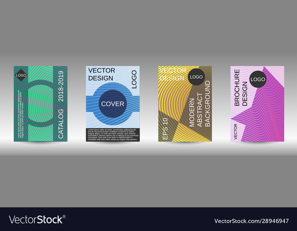Creative backgrounds with abstract gradient linear vector image Creative backgrounds with abstract gradient linear