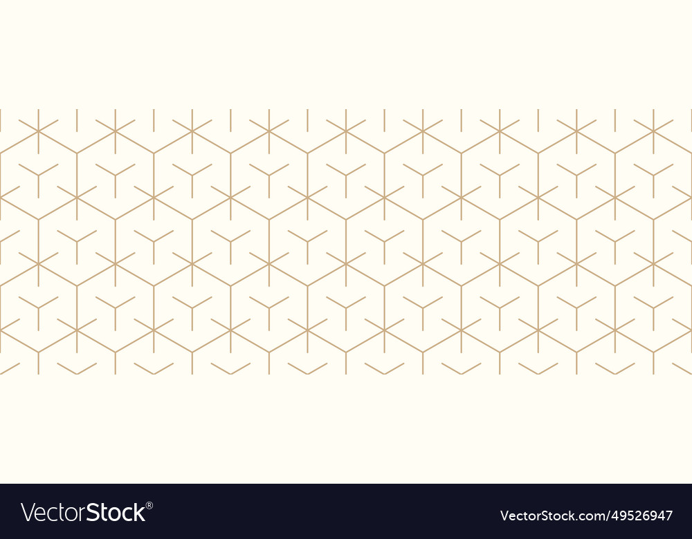 Gold Hexagon Grid Pattern