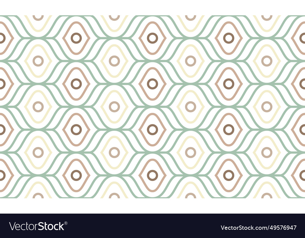 Seamless ogee pattern colorful background design