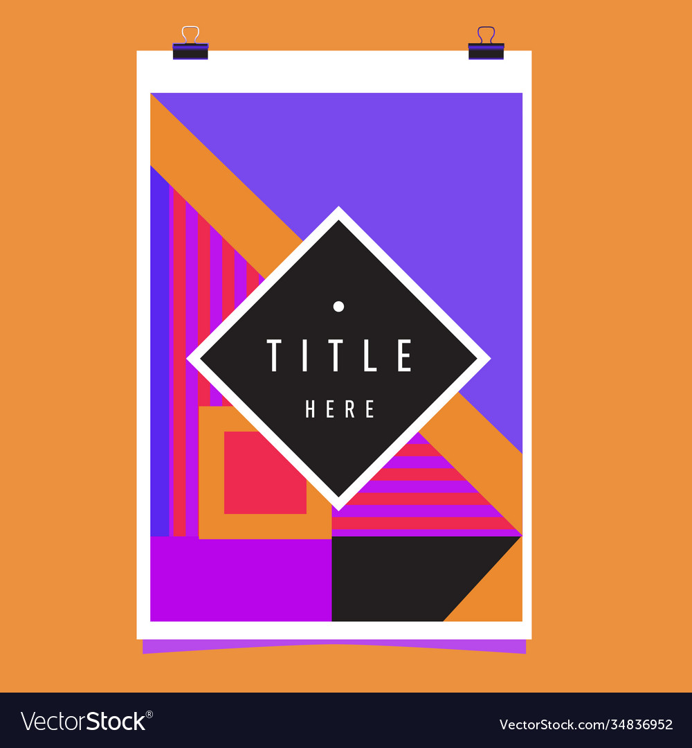 Abstract colorful geometric pattern background Vector Image Abstract colorful geometric pattern background