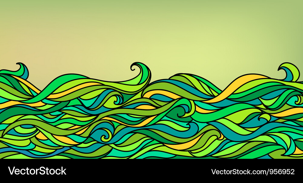 Abstract waves background Royalty Free Vector Image