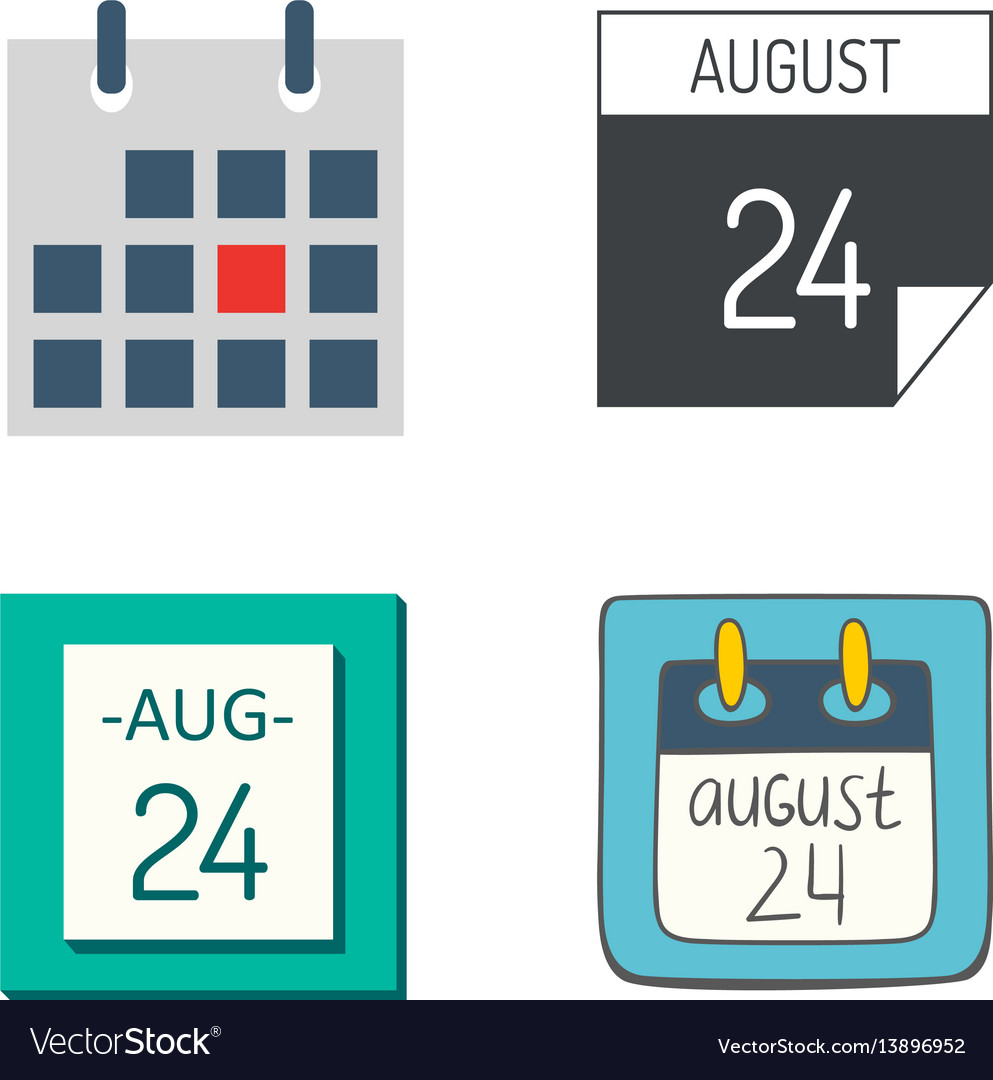 Calendar web icons office organizer