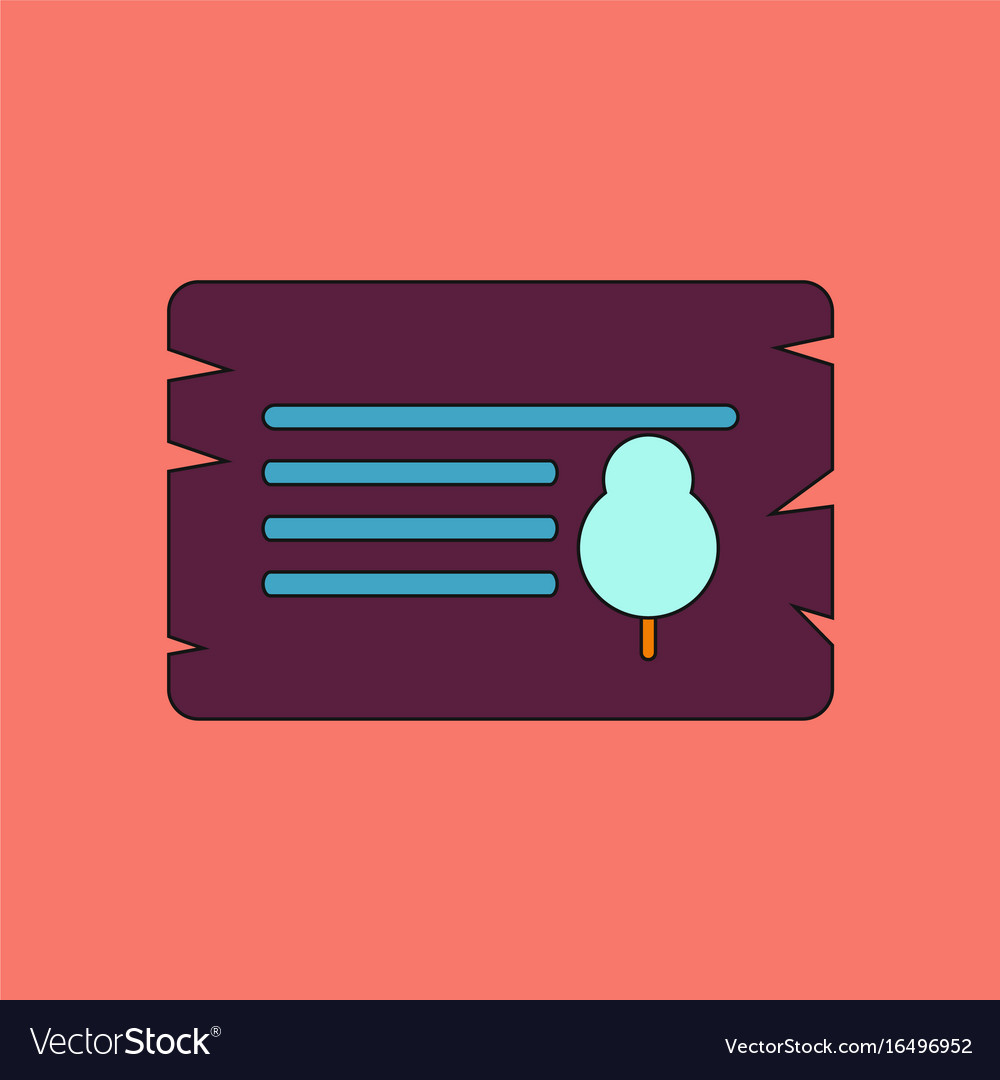 Flat icon design collection paper from tree