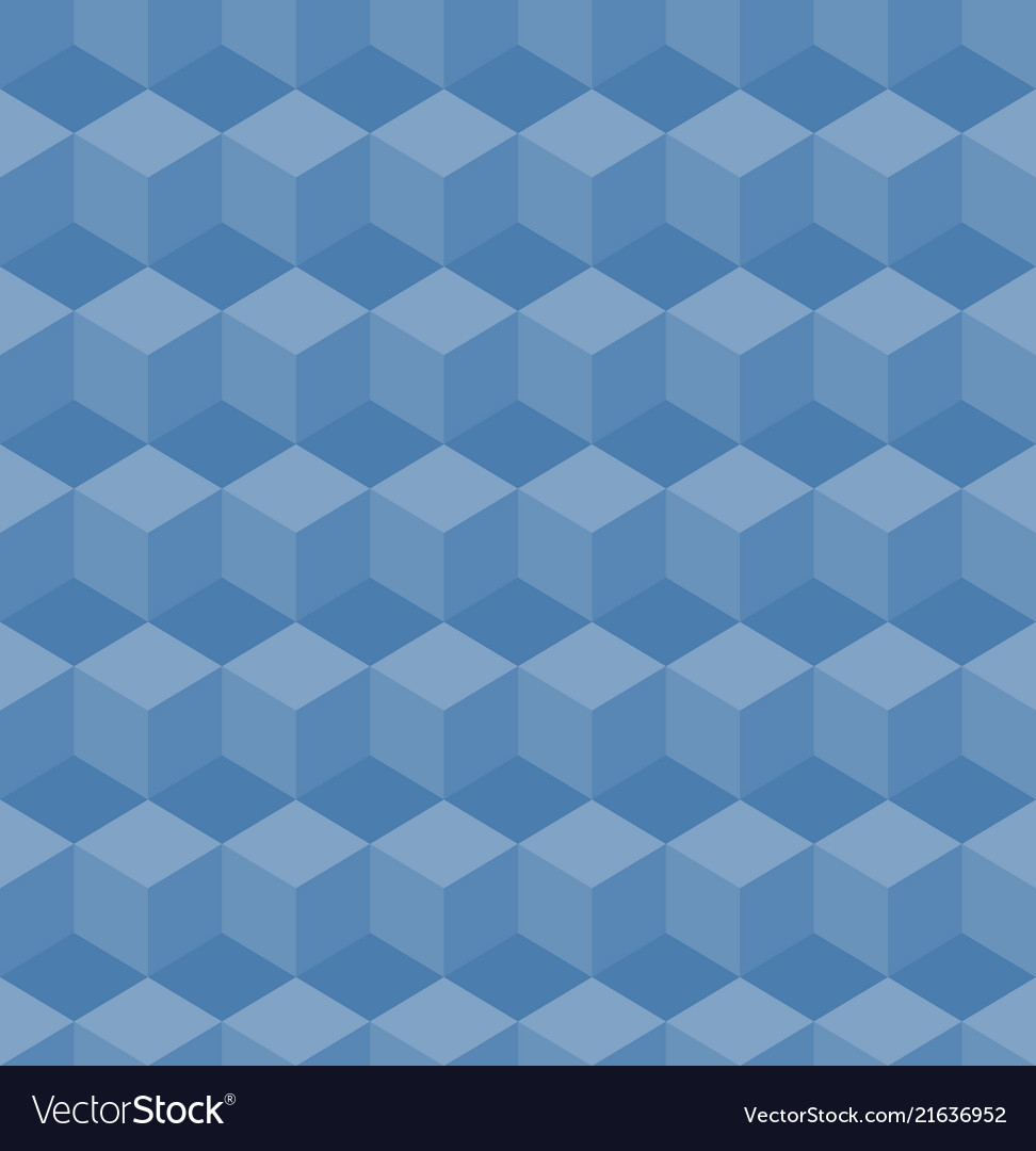Geometric pattern cube seamless vector image Geometric pattern cube seamless