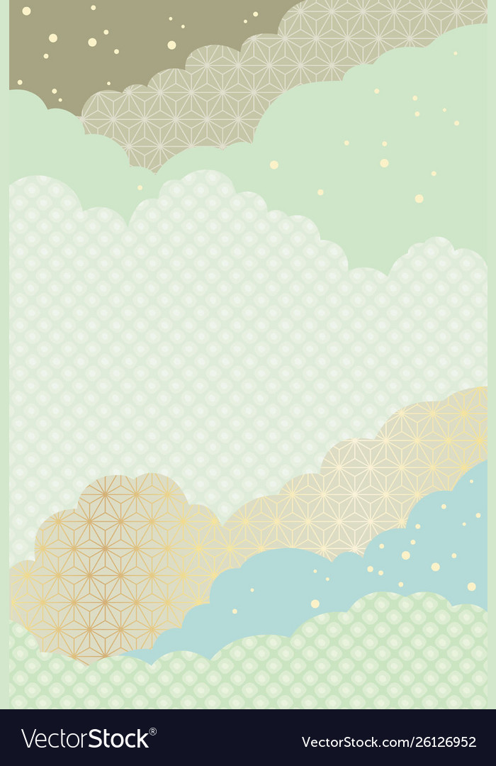 Japanese abstract pattern background Vector Image Japanese abstract pattern background