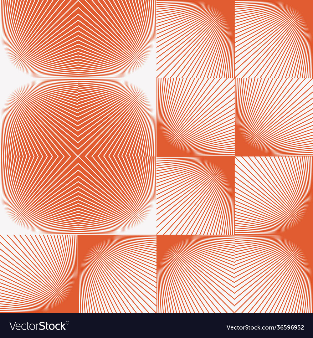 Linear abstract pattern design vector image Linear abstract pattern design