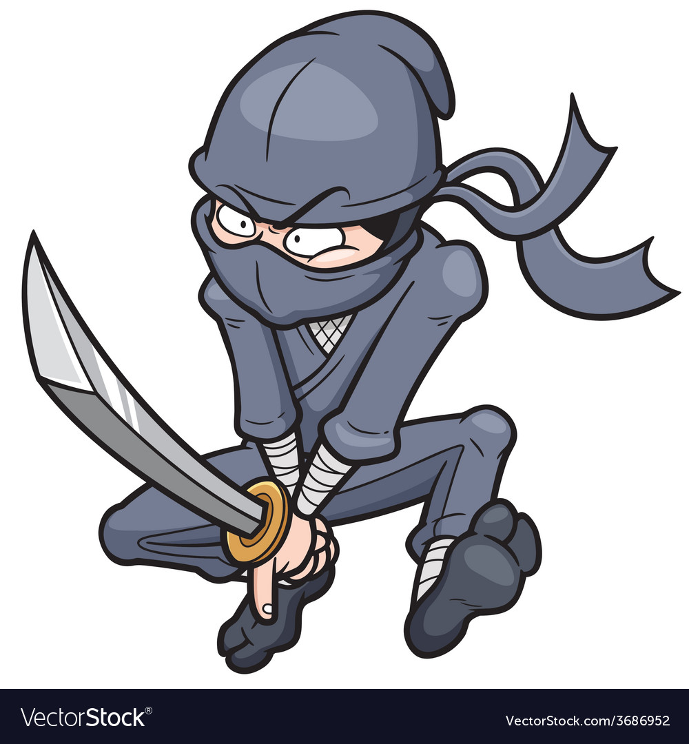 Ninja Royalty Free Vector Image - VectorStock