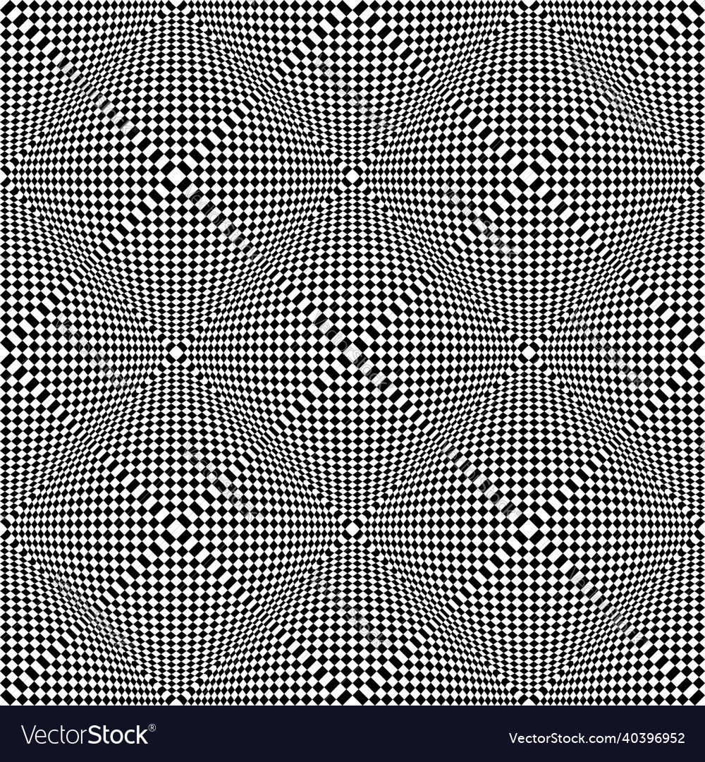 Seamless op art pattern
