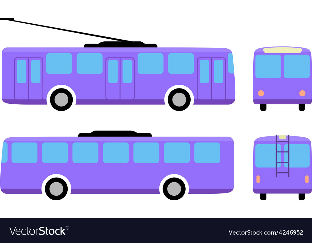 Trolleybus Front View