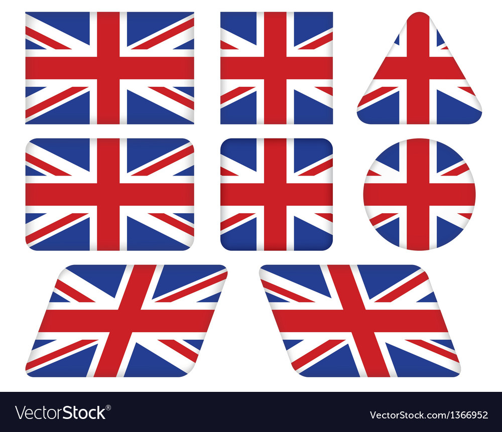 Union Jack Buttons