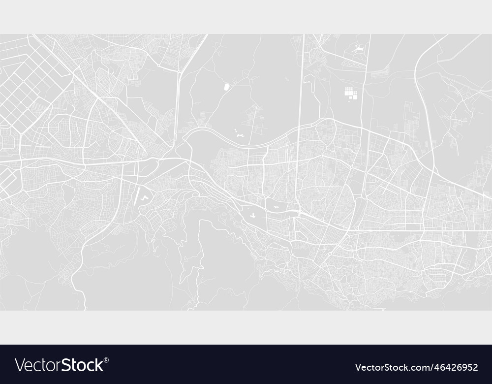 White and light grey bursa city area background Vector Image