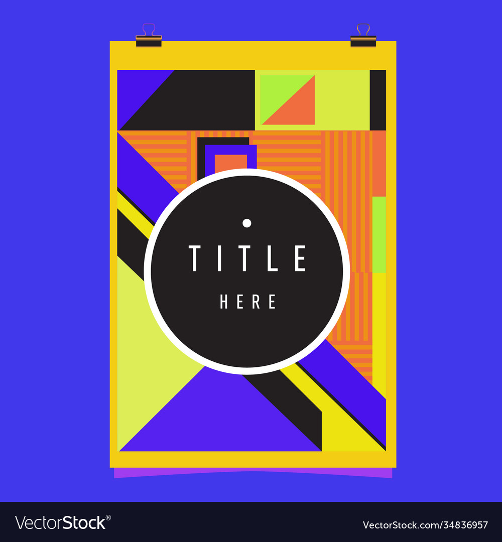 Abstract colorful geometric pattern background Vector Image Abstract colorful geometric pattern background