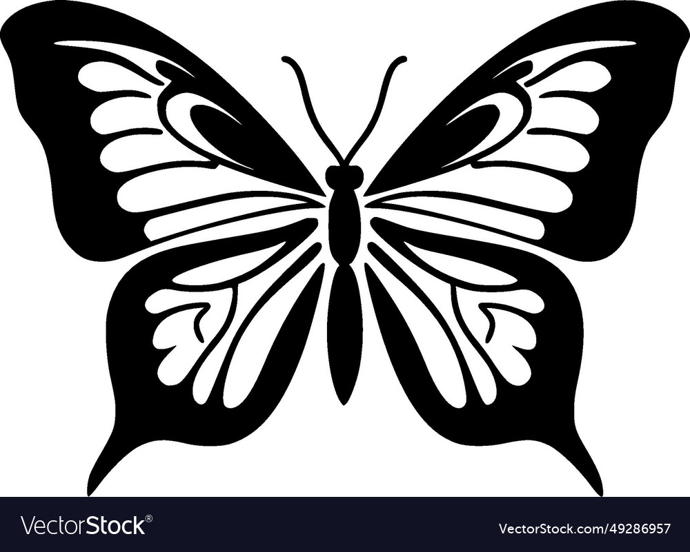 Butterfly - Minimalist And Flat Logo Royalty Free Vector