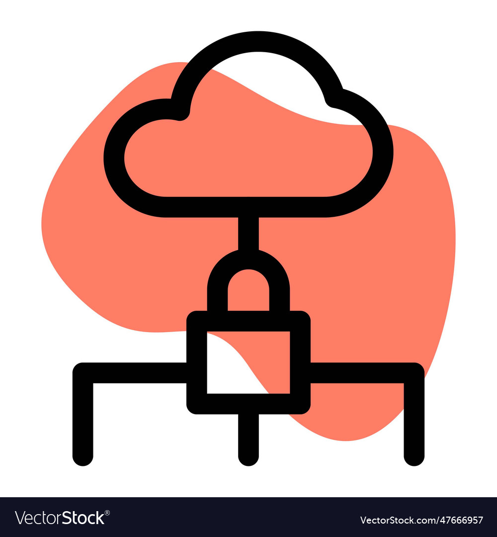 Cloud server used to execute apps and store data