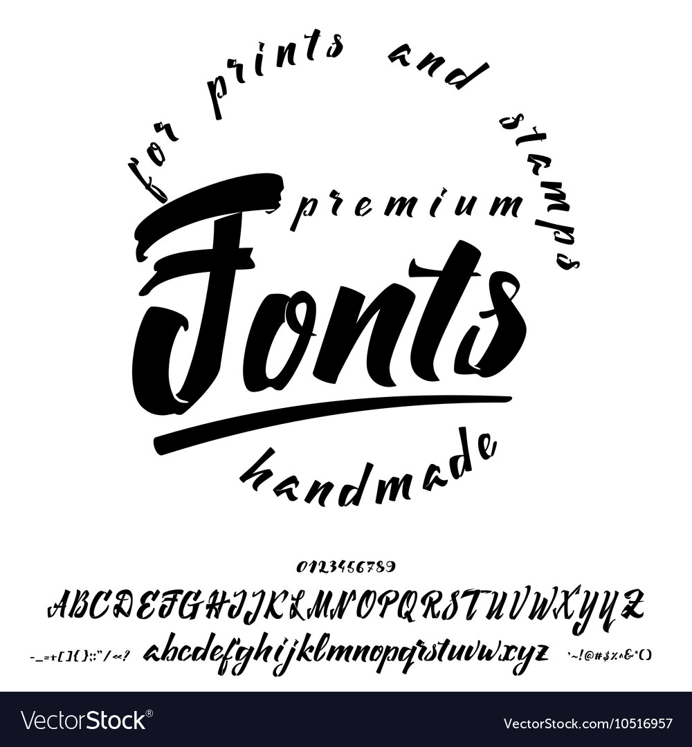 Elegant Brush Script Font - Calligraphy Style
