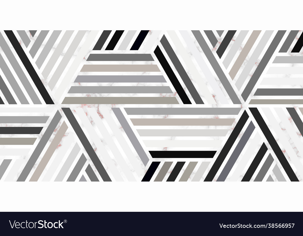 Geometric pattern background design striped lines vector image Geometric pattern background design striped lines