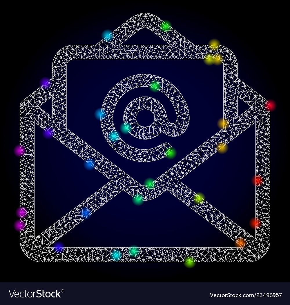 Network mesh open email with spectrum