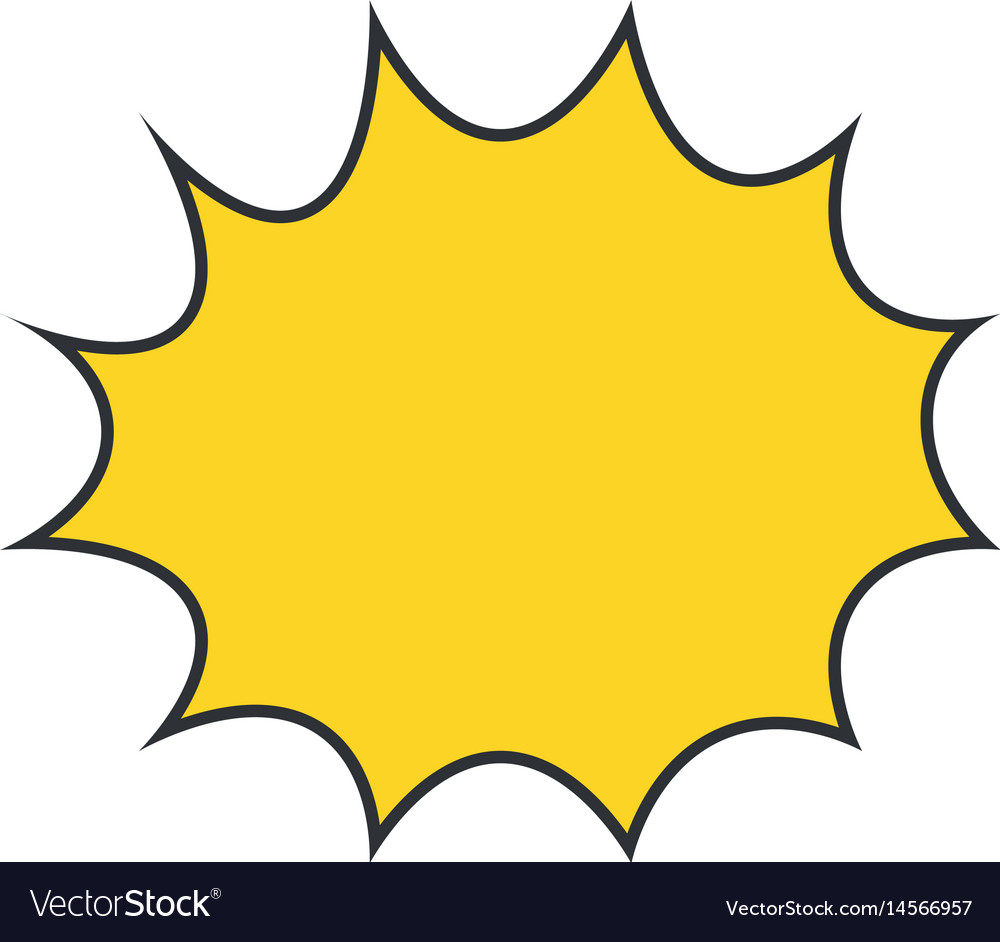 Retro burst icon