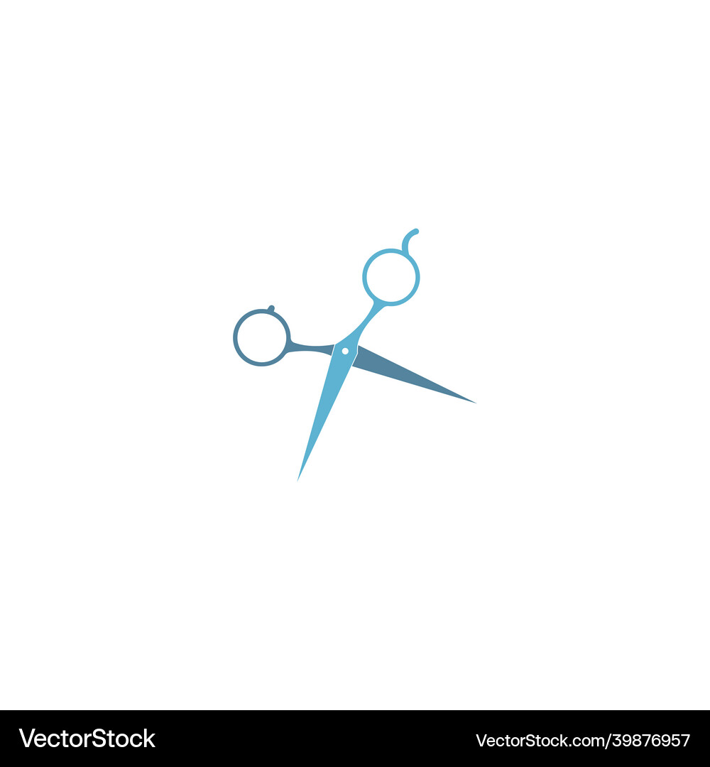Scissor icon template Royalty Free Vector Image