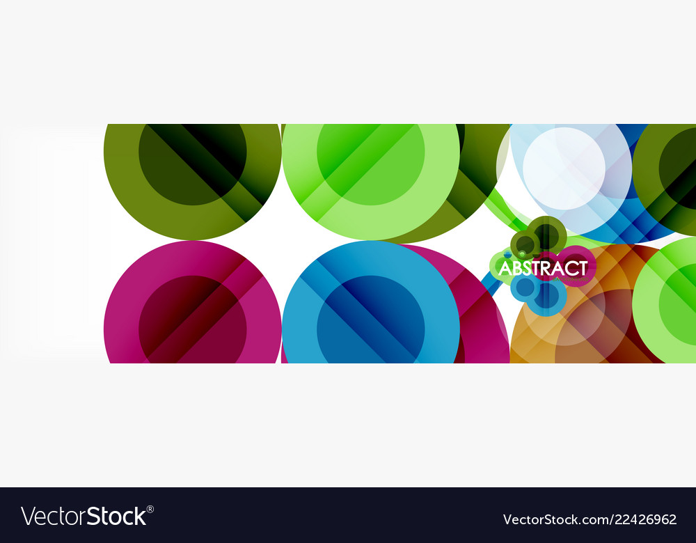 Circle composition abstract background