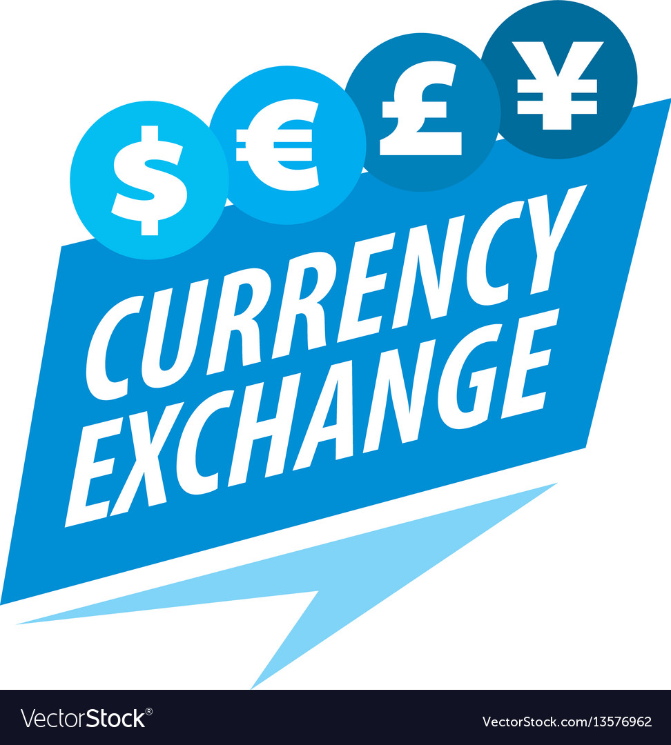 Logo currency exchange Royalty Free Vector Image