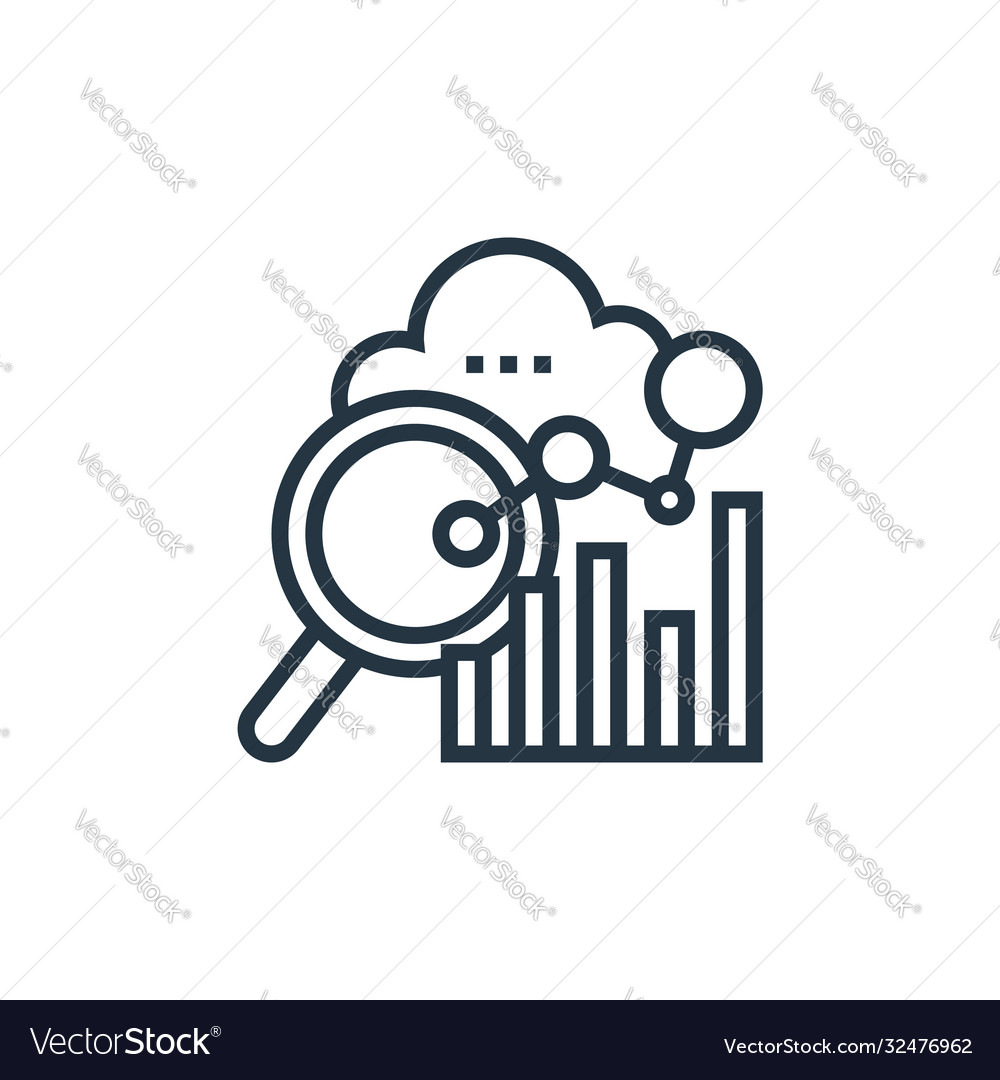 Performance icon isolated on white background Vector Image Performance icon isolated on white background