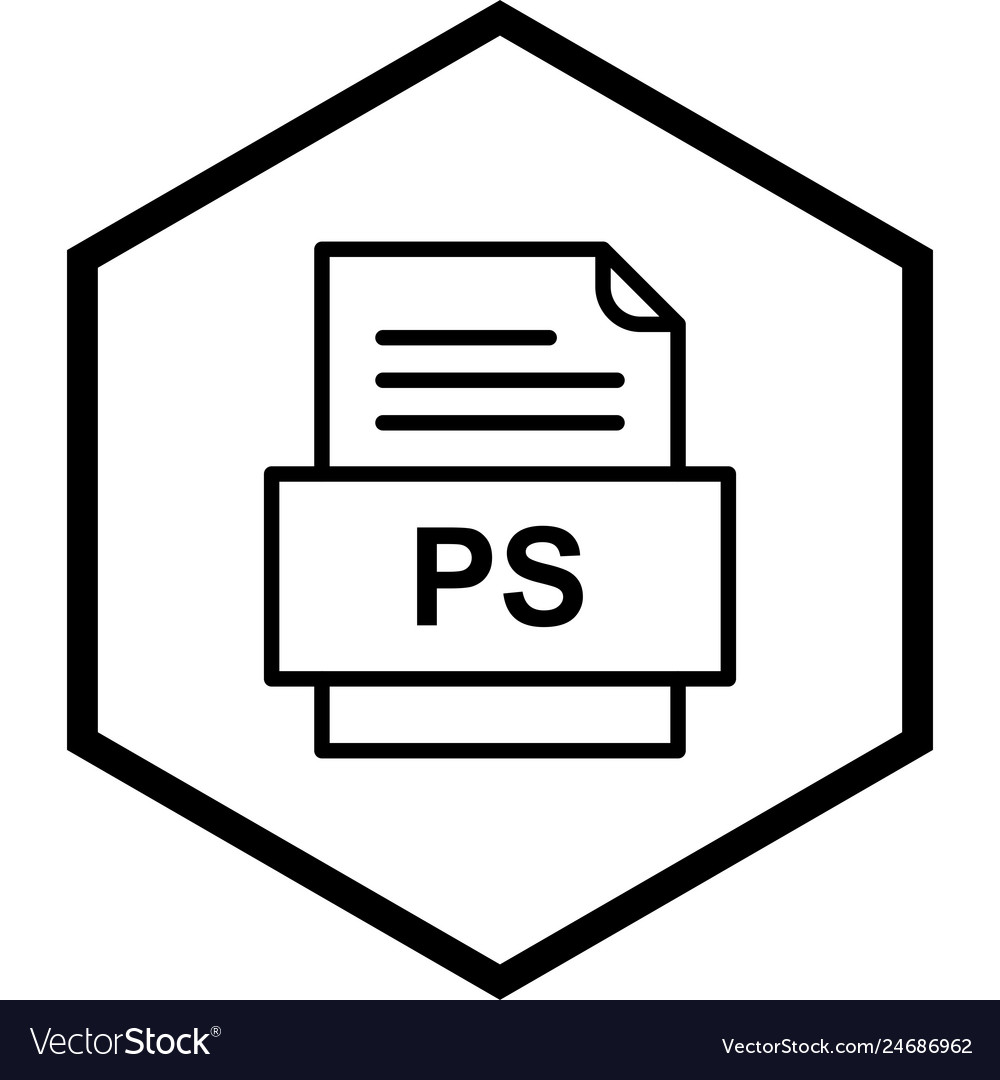 Ps file document icon