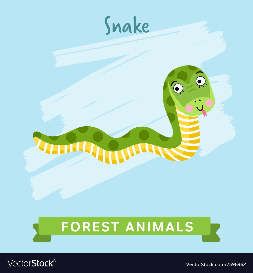 Snake forest animals