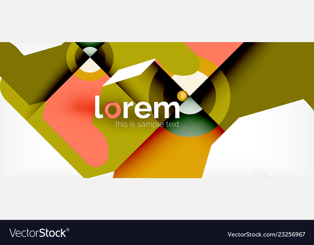 Abstract round elements composition background
