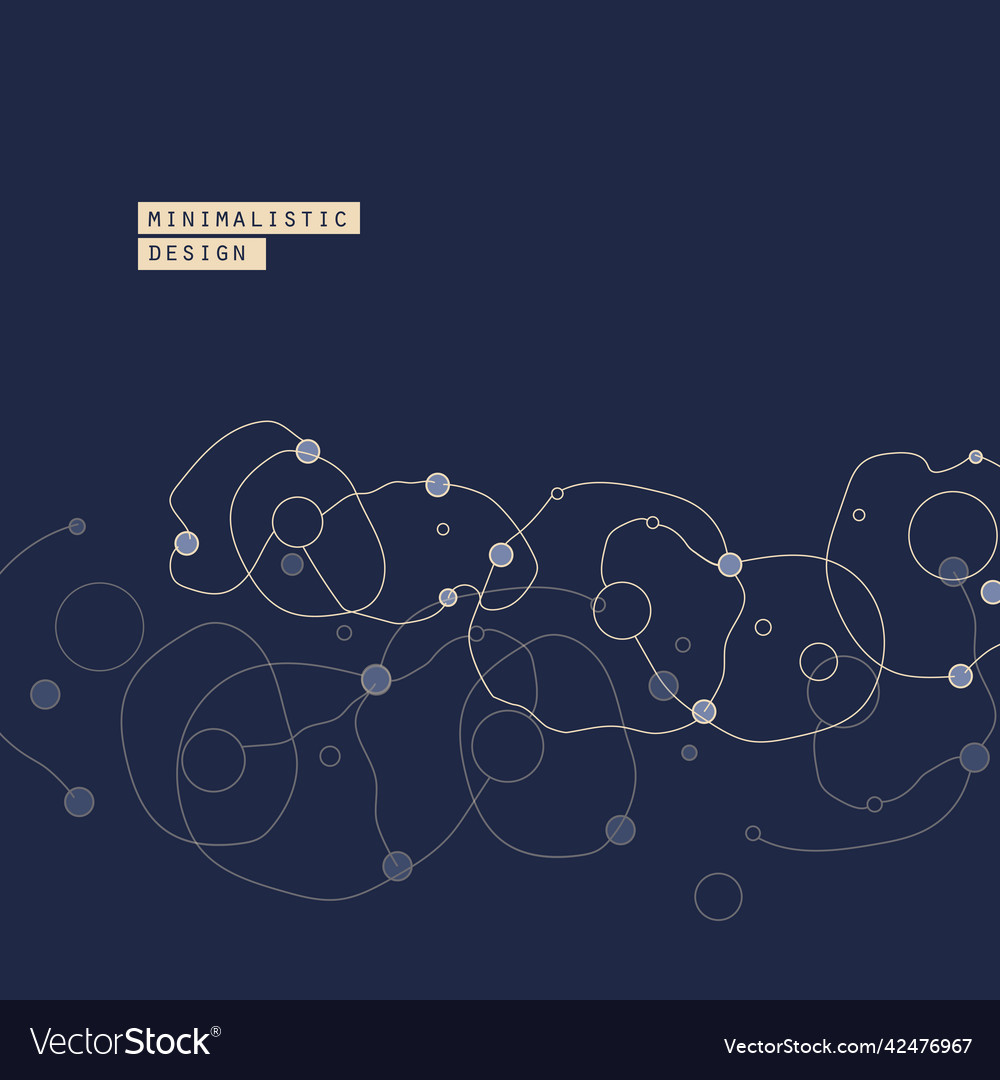 Abstract simple pattern made with circles vector image Abstract simple pattern made with circles