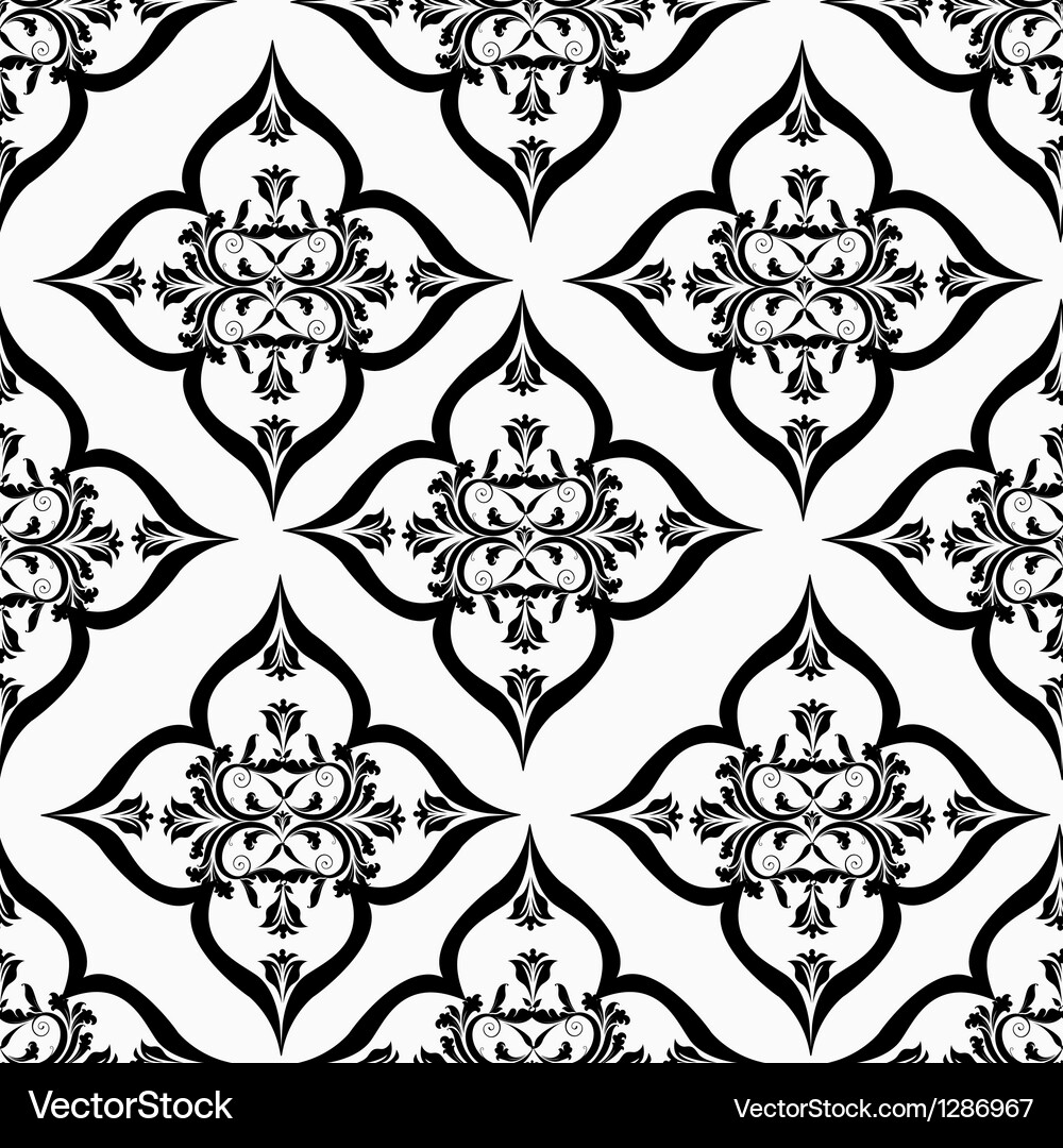 Arabesque seamless pattern Royalty Free Vector Image