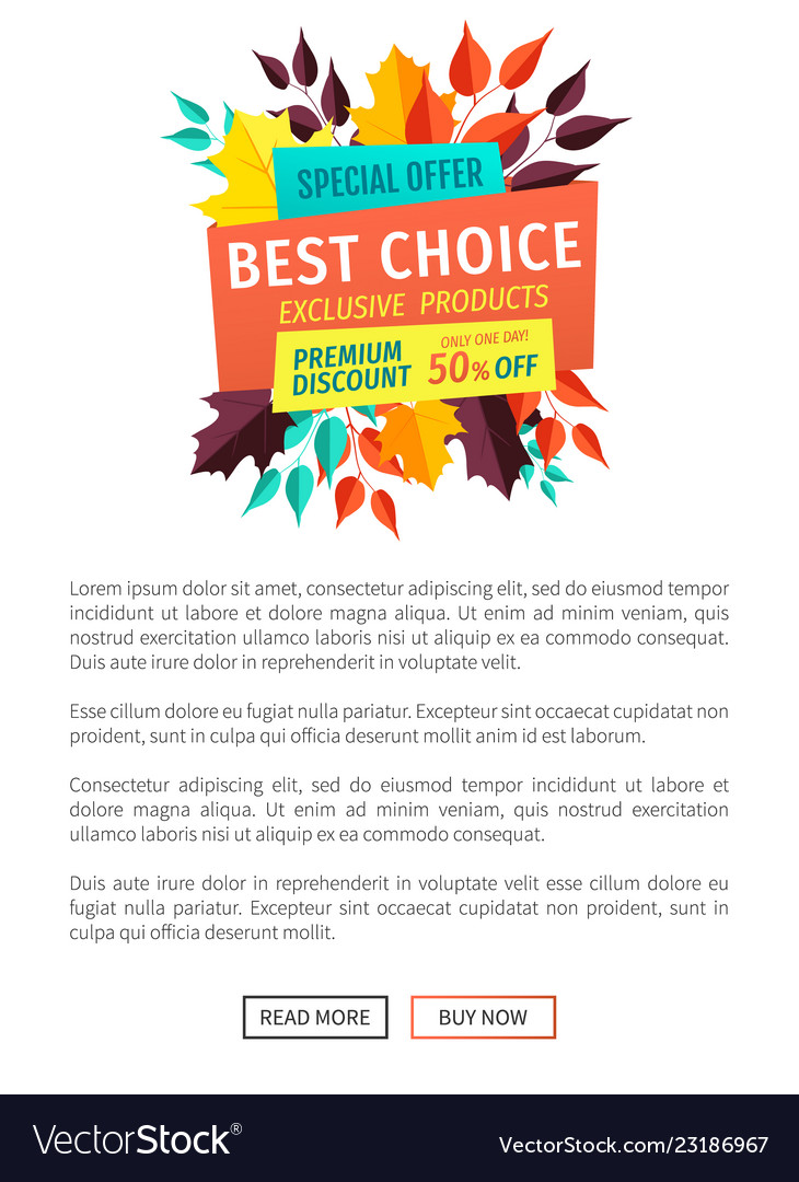 Best choice exclusive offer