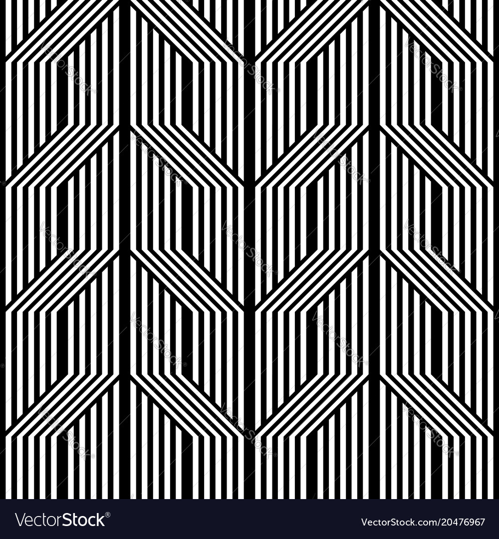 Design seamless monochrome zigzag pattern