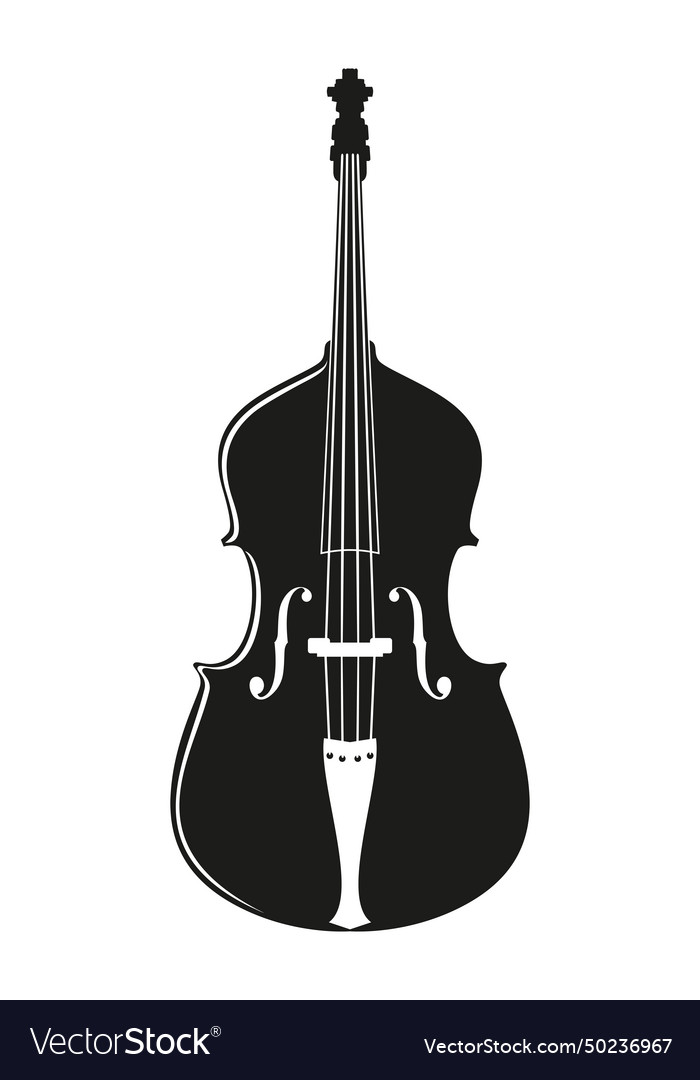 Double bass Royalty Free Vector Image - VectorStock