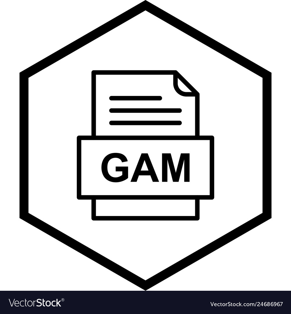 Gam file document icon