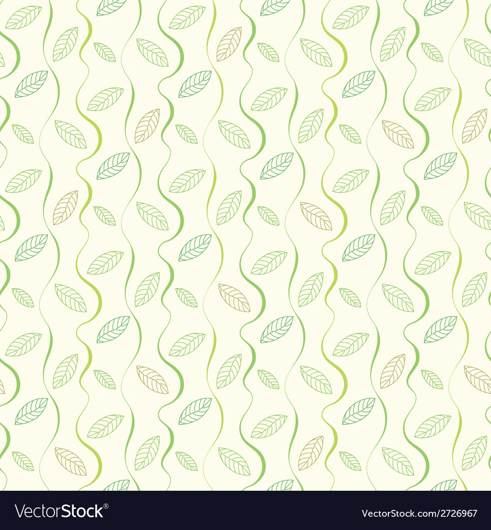 Leafy Stripe Pattern
