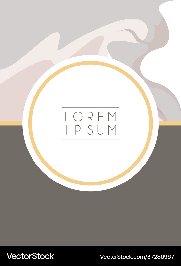 Marble frame circular Royalty Free Vector Image