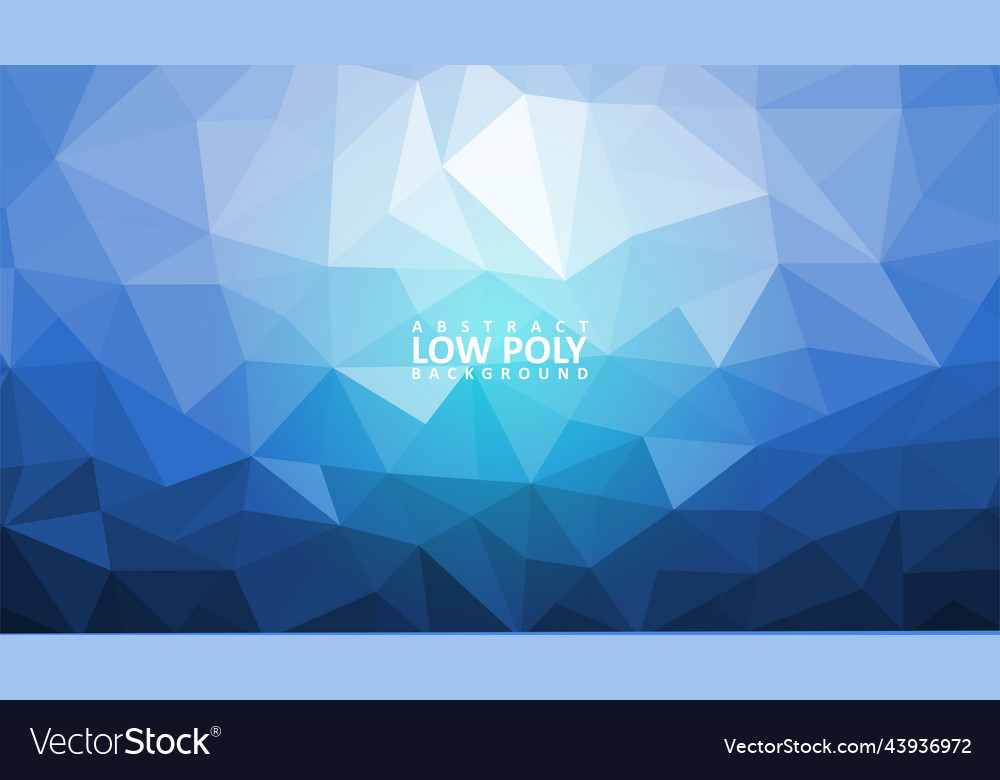 Abstract low poly background with triangle shapes vector image Abstract low poly background with triangle shapes