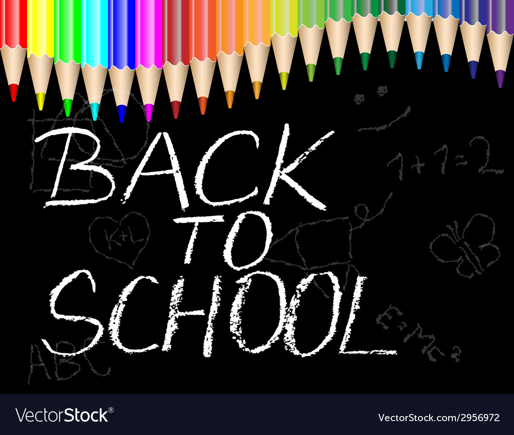 Back to school Royalty Free Vector Image - VectorStock