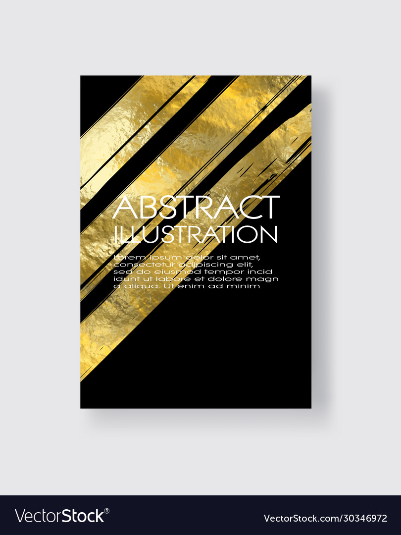 Black and gold design templates abstract eps10