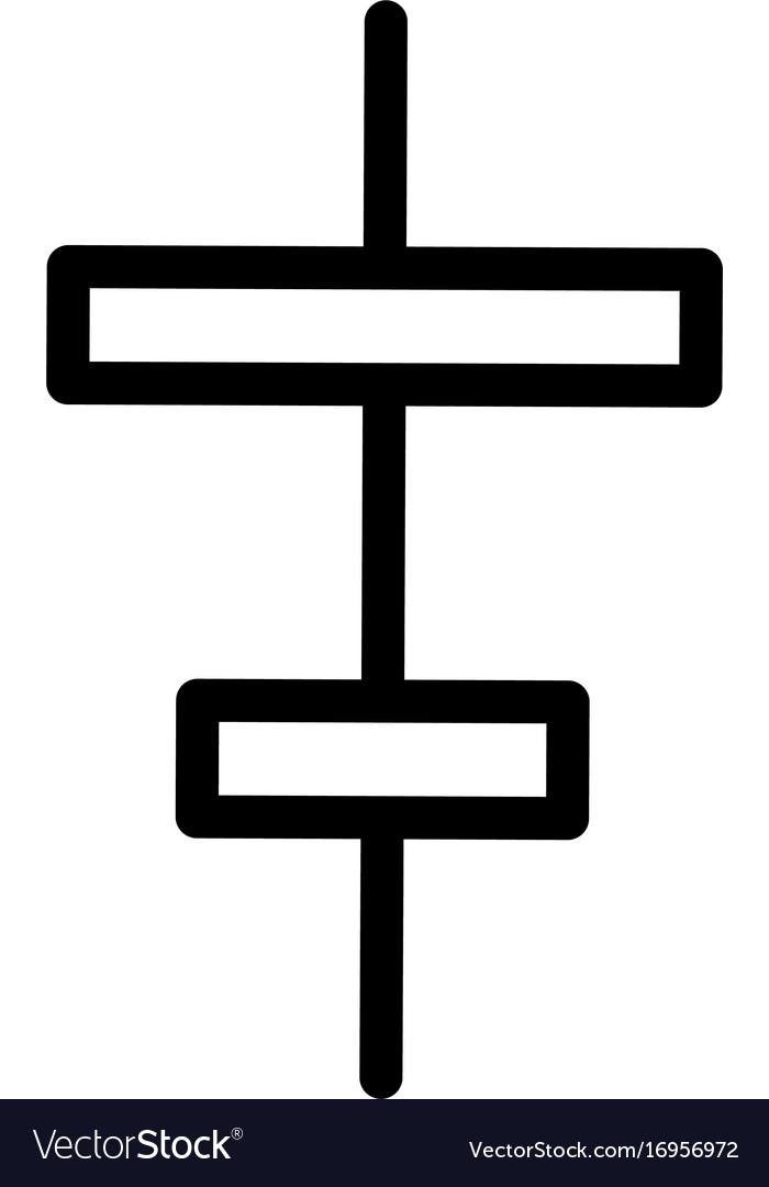 Center column alignment icon