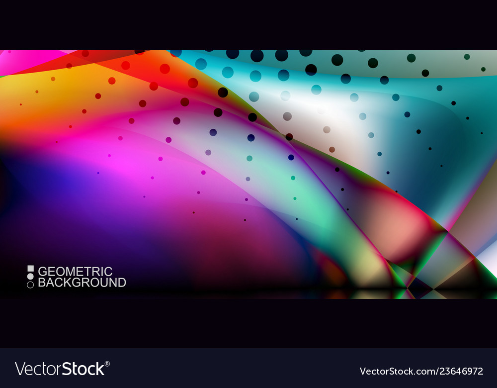 Geometric colorful abstract background Vector Image Geometric colorful abstract background