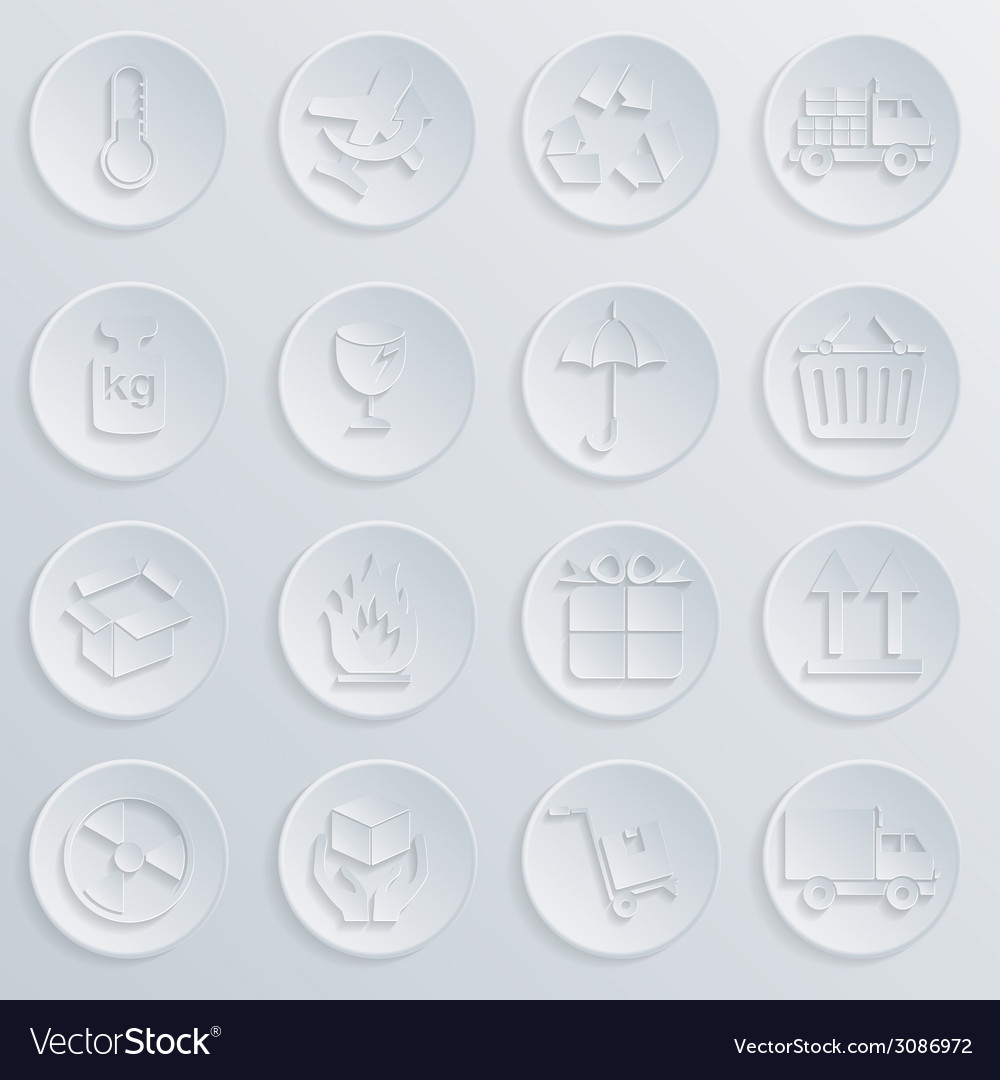 Logistic and packing icon Royalty Free Vector Image