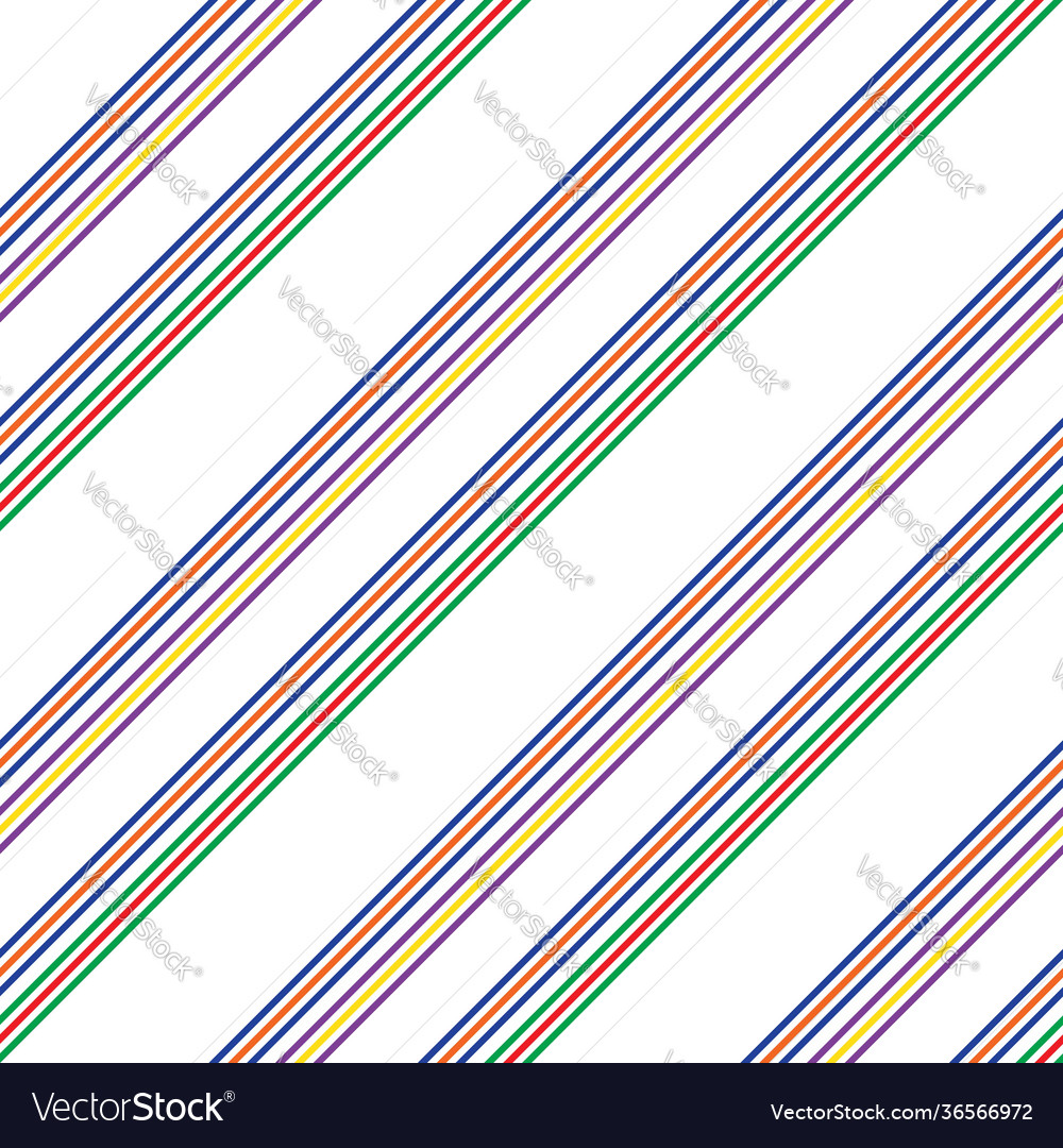 Rainbow stripe seamless pattern background Vector Image Rainbow stripe seamless pattern background