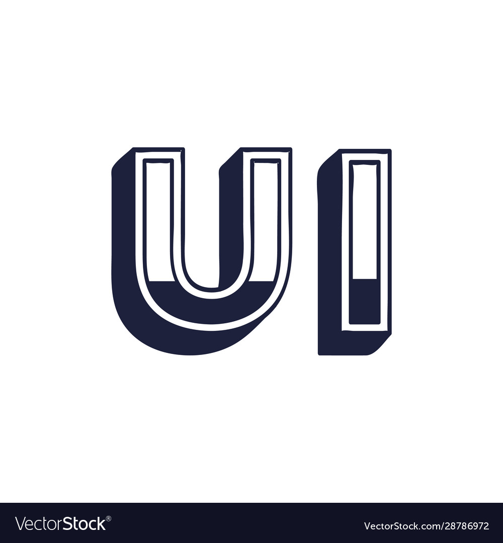 Ui user interface design concept abbreviation