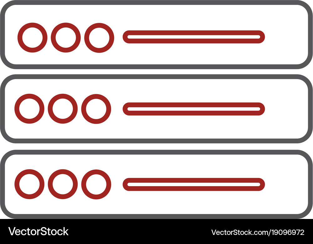 Web hosting design Royalty Free Vector Image - VectorStock