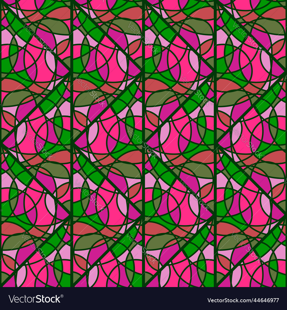 Abstract mosaic of lines seamless pattern Vector Image Abstract mosaic of lines seamless pattern