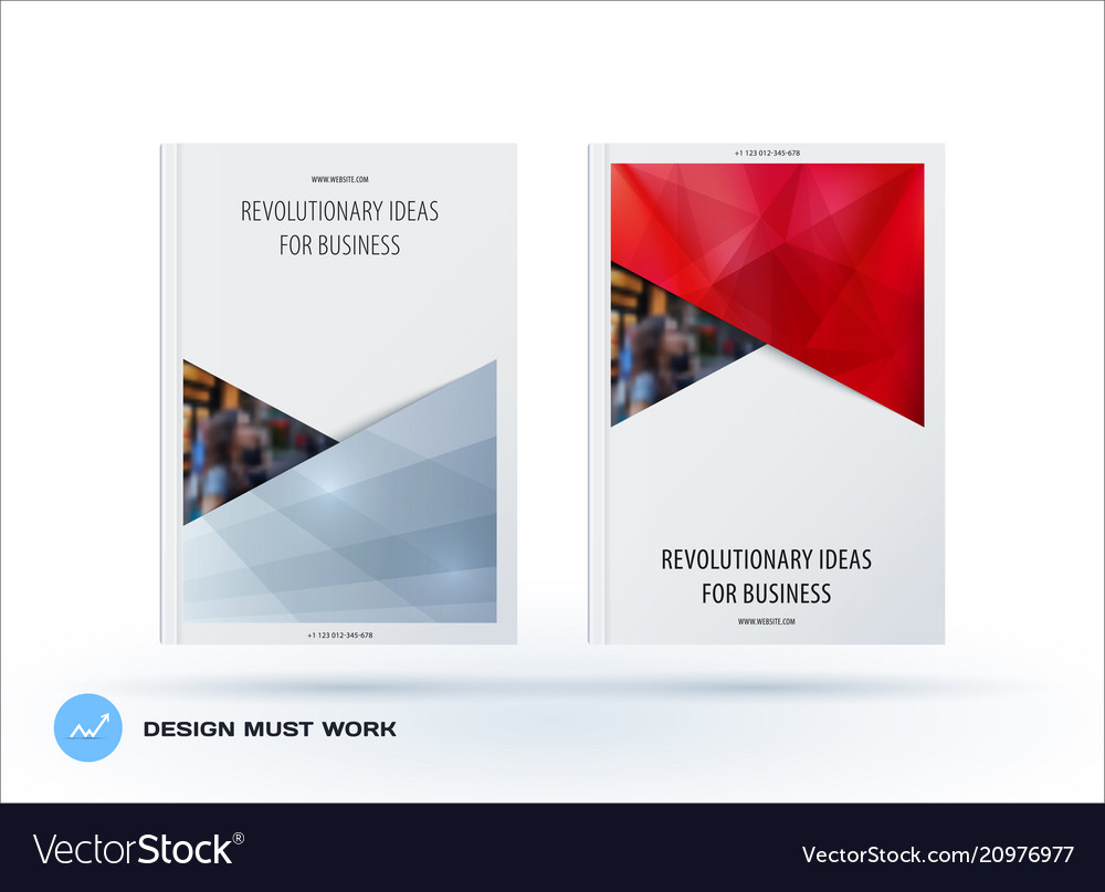 Brochure design rectangular template colourful